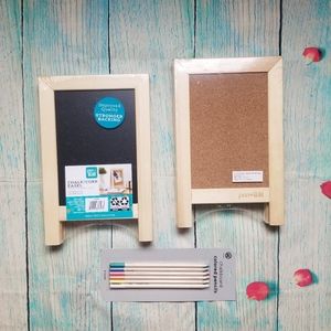Pen + Gear chalk/cork easel and chalkboard…